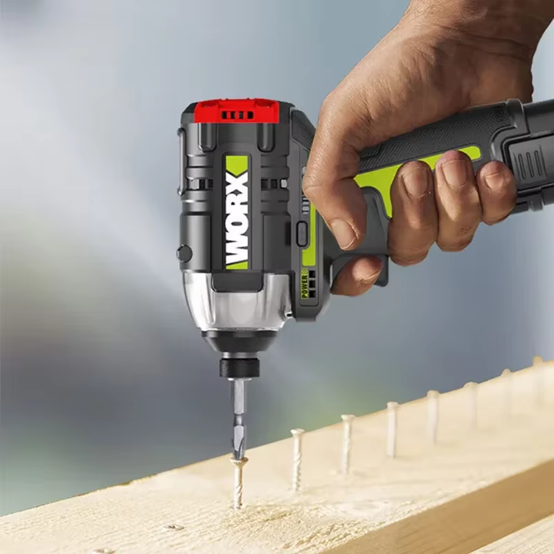 WORX tournevis à percussion sans fil WU132 140Nm 12V 3300 tr/min moteur sans brosse ajuster couple entretien outils électriques perceuse électrique