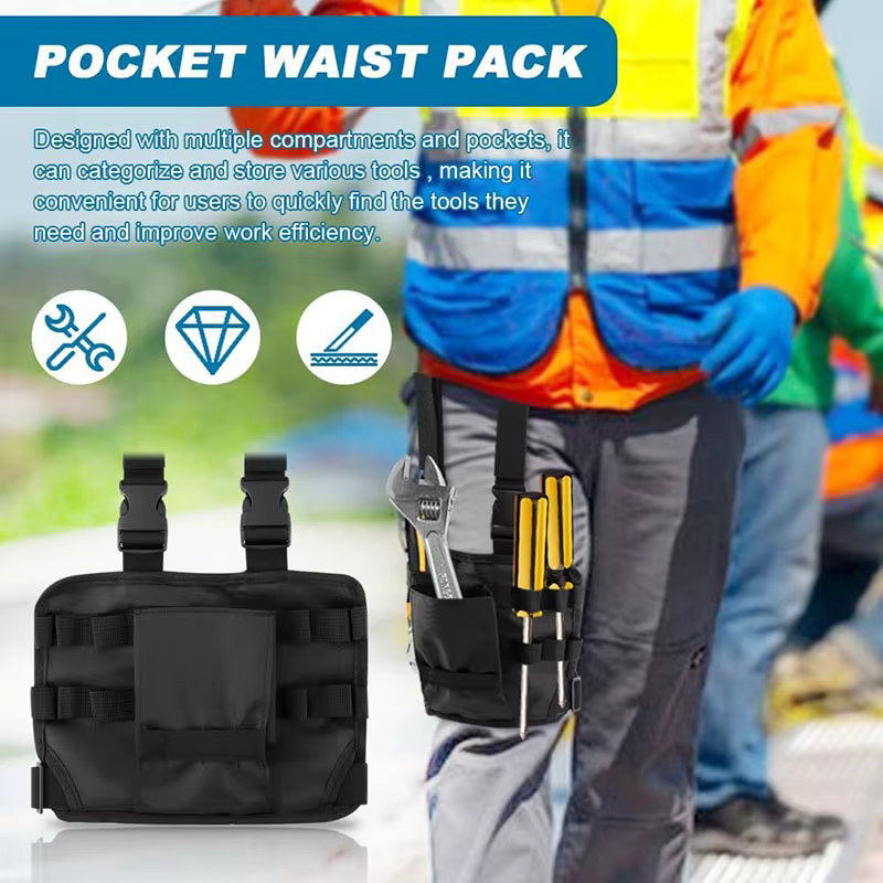 Sac à outils tactique pour ceinture avec étui à clip