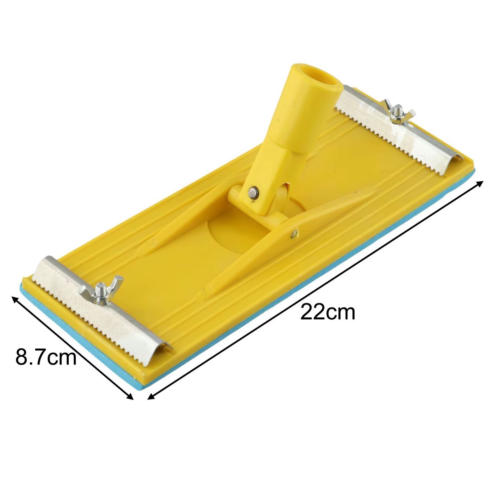 1 pièces porte-papier de verre meulage outil de polissage support de ponceuse à main en plastique Clip de cadre de