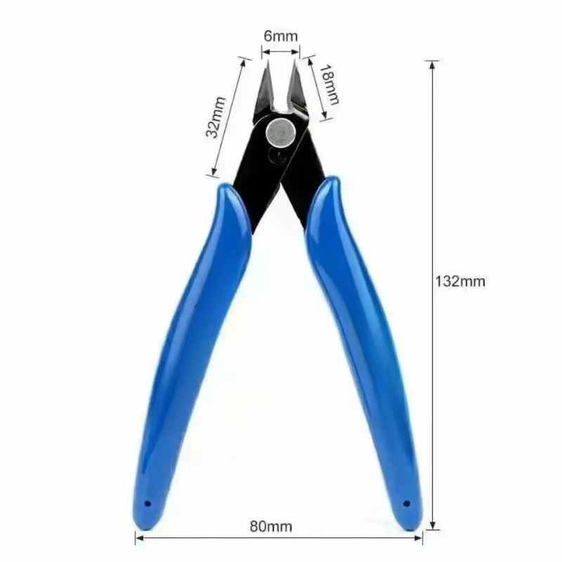 Pince coupante diagonale en plastique pour électricien