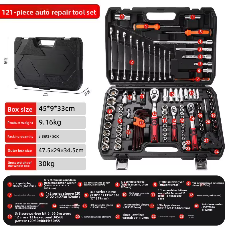 Ensemble d'outils de réparation automobile