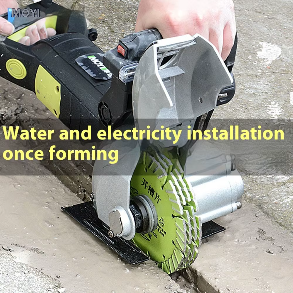Machine à rainurer murale électrique sans poussière 40/45MM avec scie circulaire pour installation hydroélectrique - Outil de découpe de rainures de précision