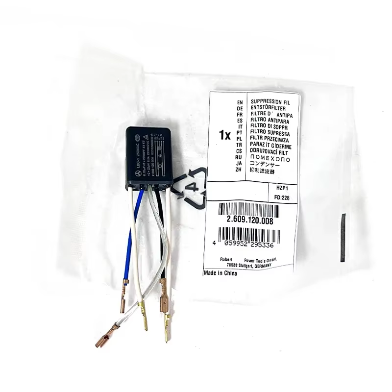 Accessoires de condensateurs pour Machines de découpe Bosch GWS8-100C GWS8-125C, filtres, meuleuses, pièces de rechange pour outils électriques
