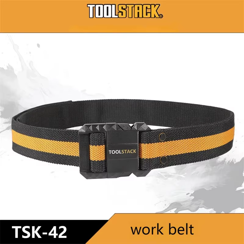 Ceinture de travail TOOLSTACK avec boucle en acier à dégagement rapide
