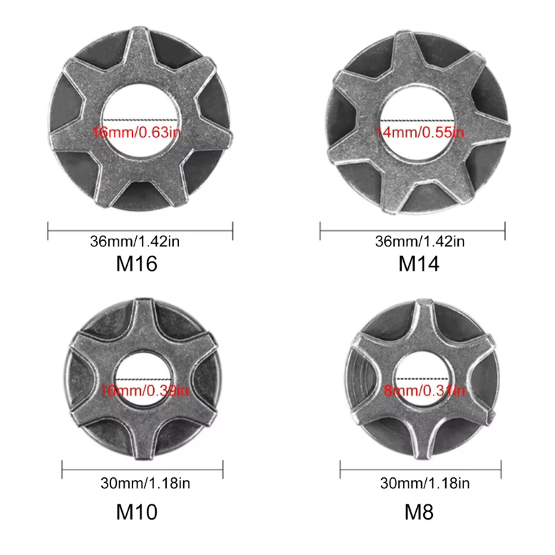 Accessoires de meuleuse d'angle adaptateur de perceuse M10/M14/M16 ponçage de remplacement de tronçonneuse