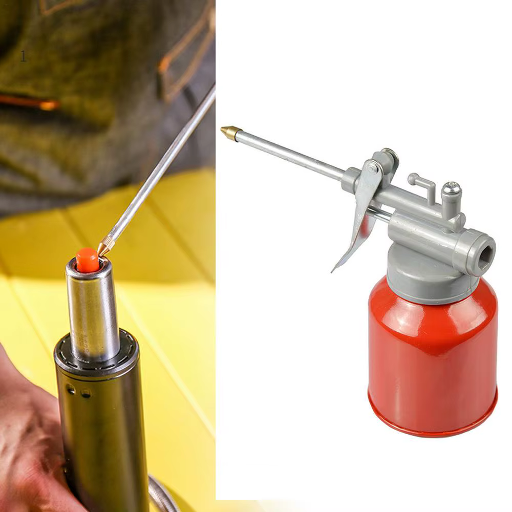 250ml huile peut bec pompe à pouce huileur huile peut Pot huile de lubrification haute pression pompe huileur graisse pour Application outil de réparation de voiture