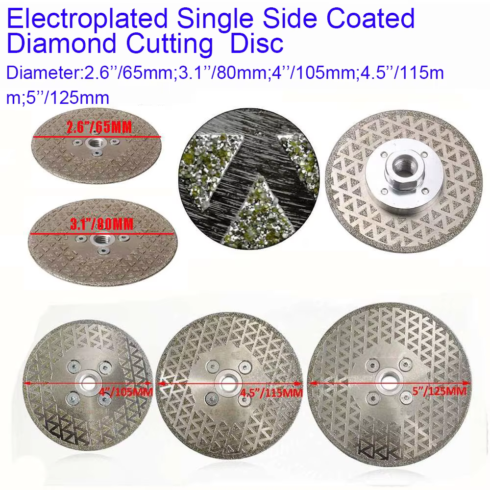 Meule diamant lame de coupe disque meuleuse 65mm/80mm/105mm/115mm/125mm pour aiguiseur porcelaine carrelage marbre granit Cutter