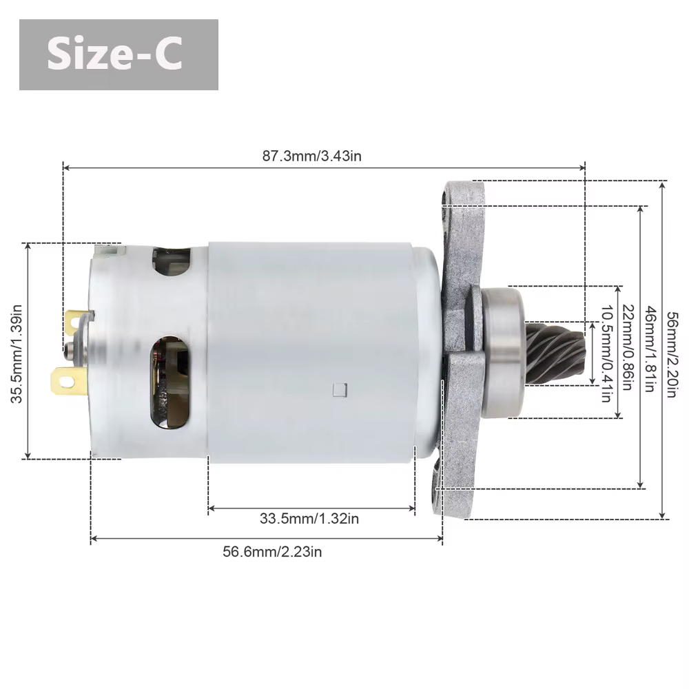 Moteur de scie alternative haute puissance RS550 à 8 dents