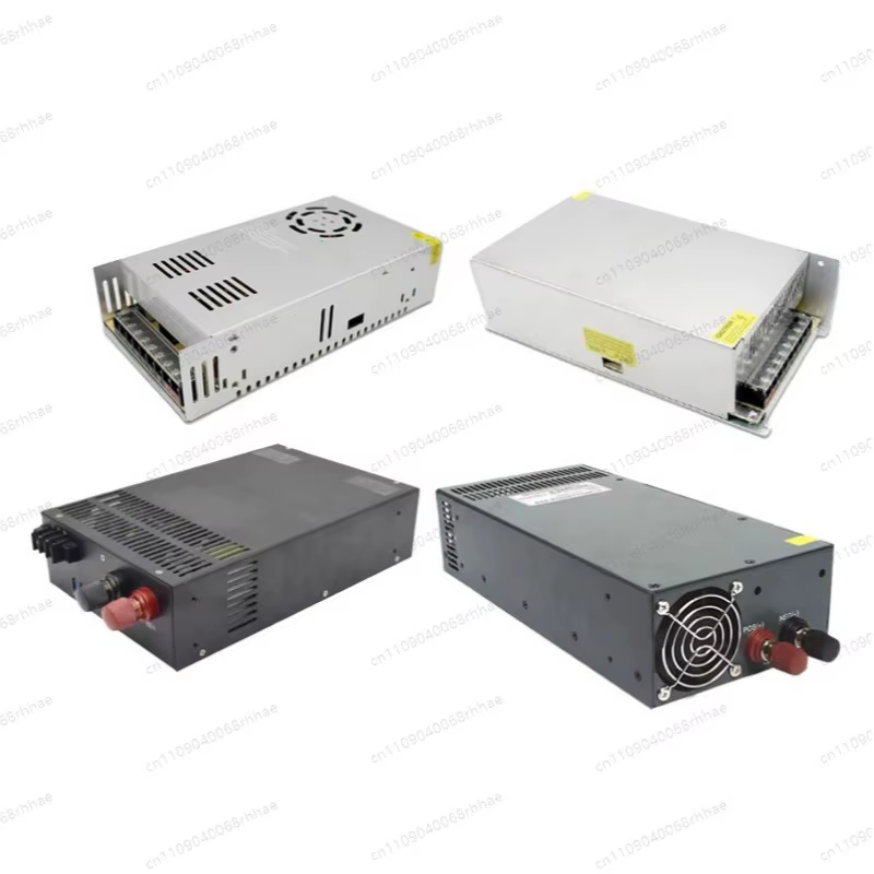 Alimentation à découpage industrielle S-12-600 12V 600W DC 12V 50A avec ventilateur intégré