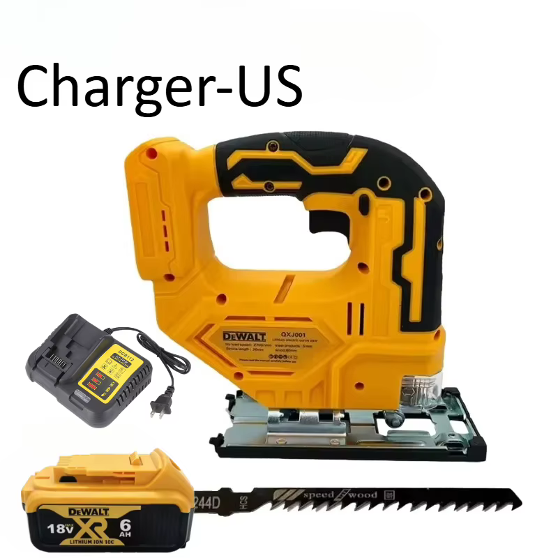 Scie sauteuse sans fil DEWALT 18V sans balais, 3000 tr/min, portable, multifonction, réglable, pour le travail du bois, outil électrique