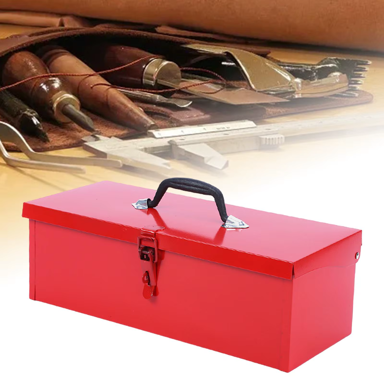 Boîte à outils en fer pour électricien