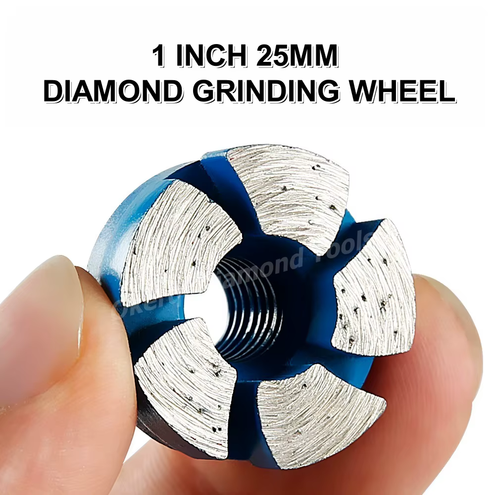 1 pouce 25MM petit diamant meule disque bol forme béton maçonnerie granit marbre pierre meuleuse d'angle outils dédiés