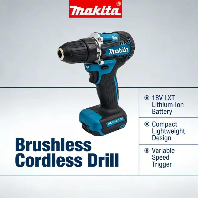 Perceuse à percussion sans fil Makita DDF487 18V