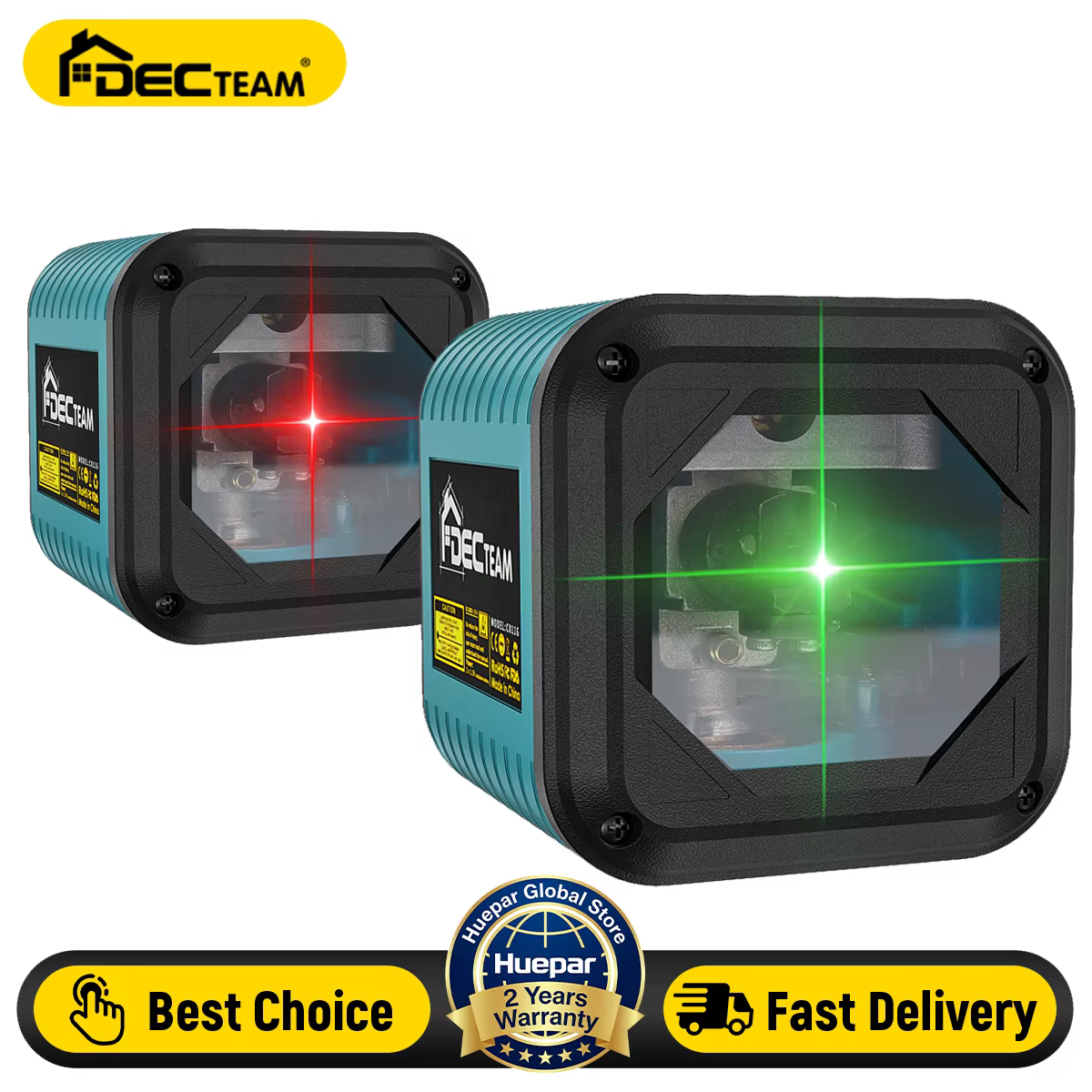 Niveau laser à faisceau vert Decteam