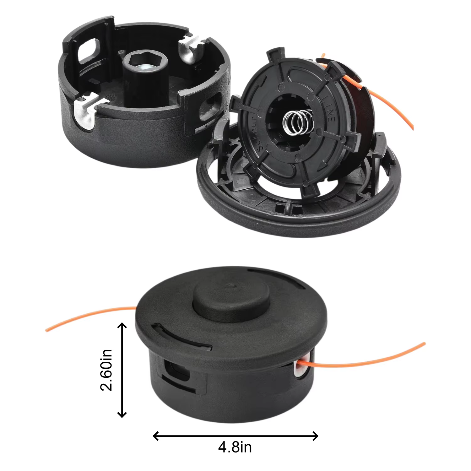 Tête de coupe 25-2 pour débroussailleuses Stihl FS90 FS90R FS55 FS56 FS56RC FS70 FS80 FS110 FS130 FS88 FS100 FS100R FS106 FS108