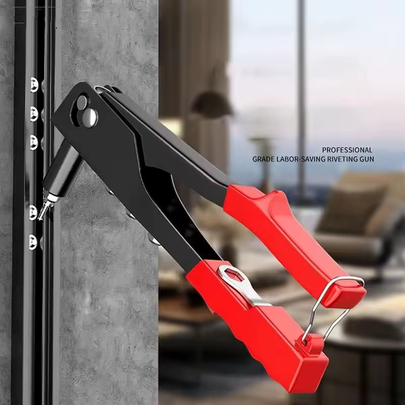 1 pièce Pistolet à rivets manuel robuste pour charnières de porte de salle de bain