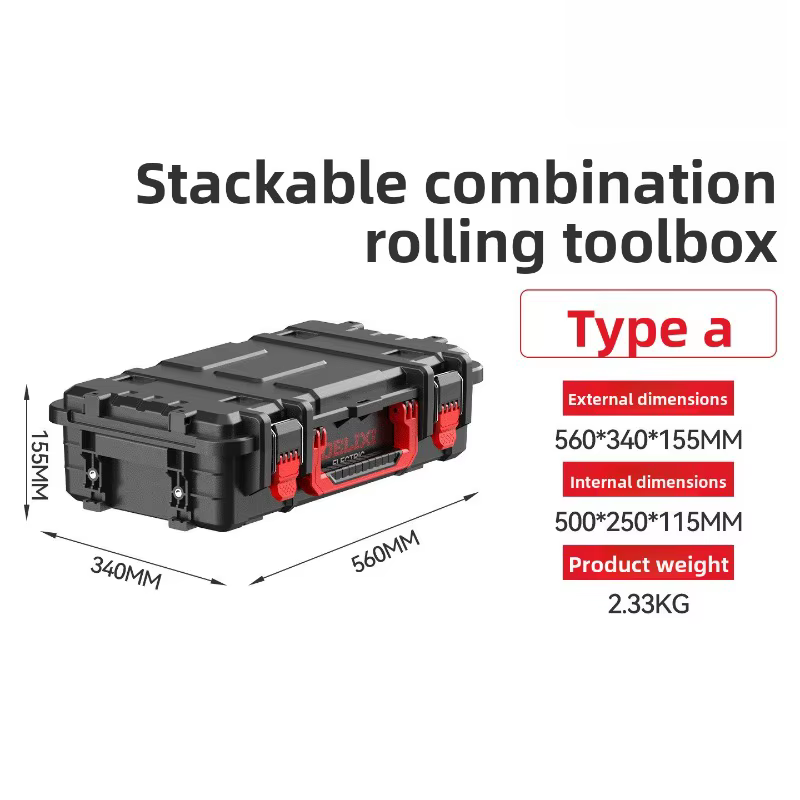 Ensemble de boîtes à outils empilables multifonctions grande capacité, organisateur durable et gain de temps, boîte à outils, étui à outils, rangement de garage