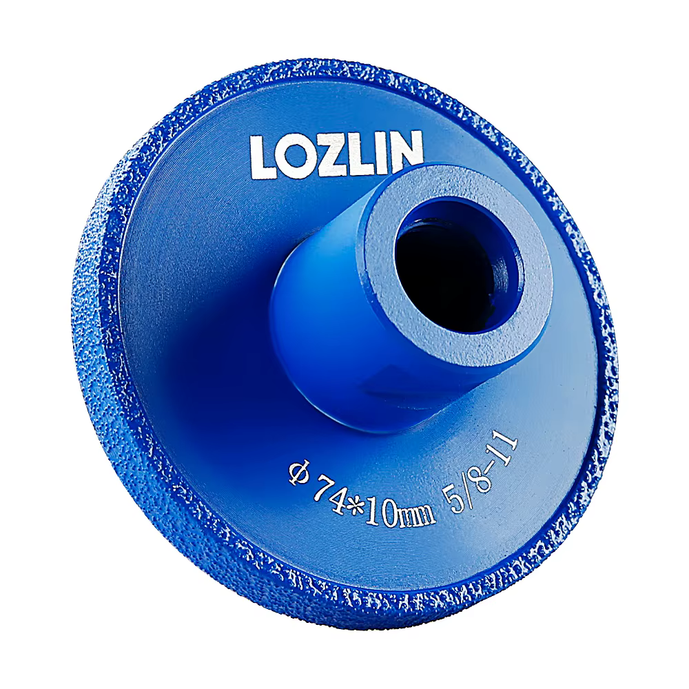 Disque de meulage à bord plat diamanté brasé LOZLIN