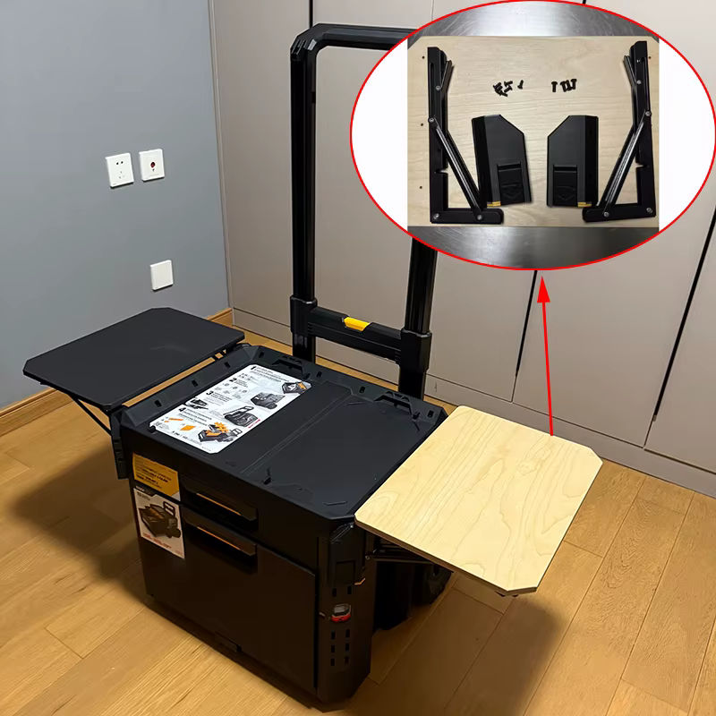 Support de bureau extensible pour boîte à outils Toughbuilt – Plateau latéral à démontage rapide