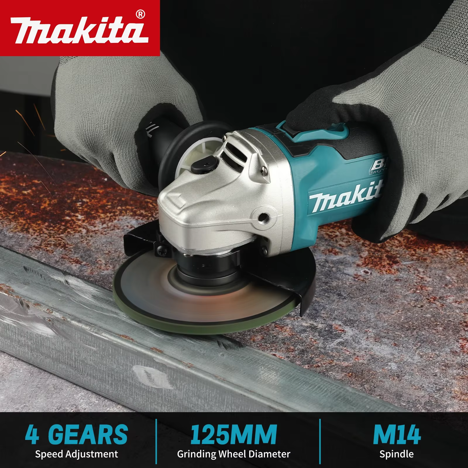 Meuleuse d'angle sans fil Makita DGA506 18V 125mm