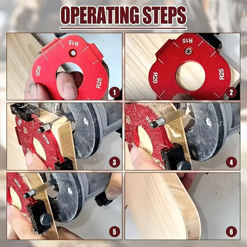 Kit de modèles de routeur à bois 4 en 1