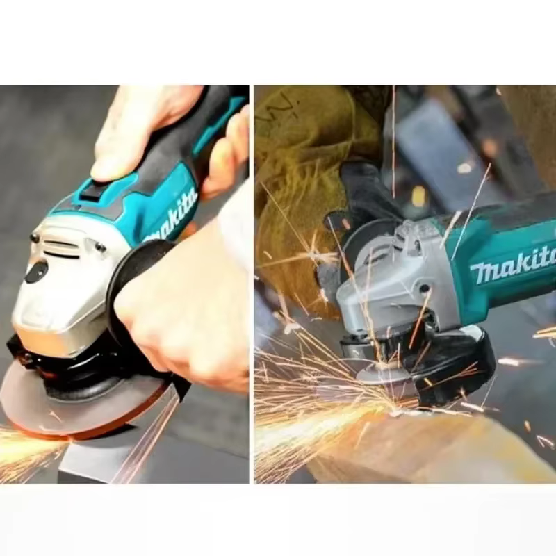 2025 Makita 18V 125mm DGA404 meuleuse d'angle électrique au Lithium sans brosse Machine de découpe Rechargeable