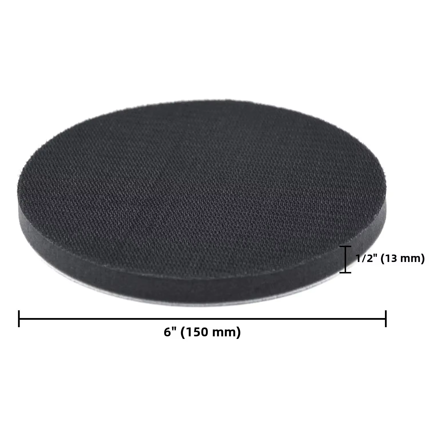 40 pièces 6 pouces disque de ponçage sec et humide grains assortis crochet boucle papier de verre 150mm avec tampon d'interface pour ponceuse meuleuse polissage