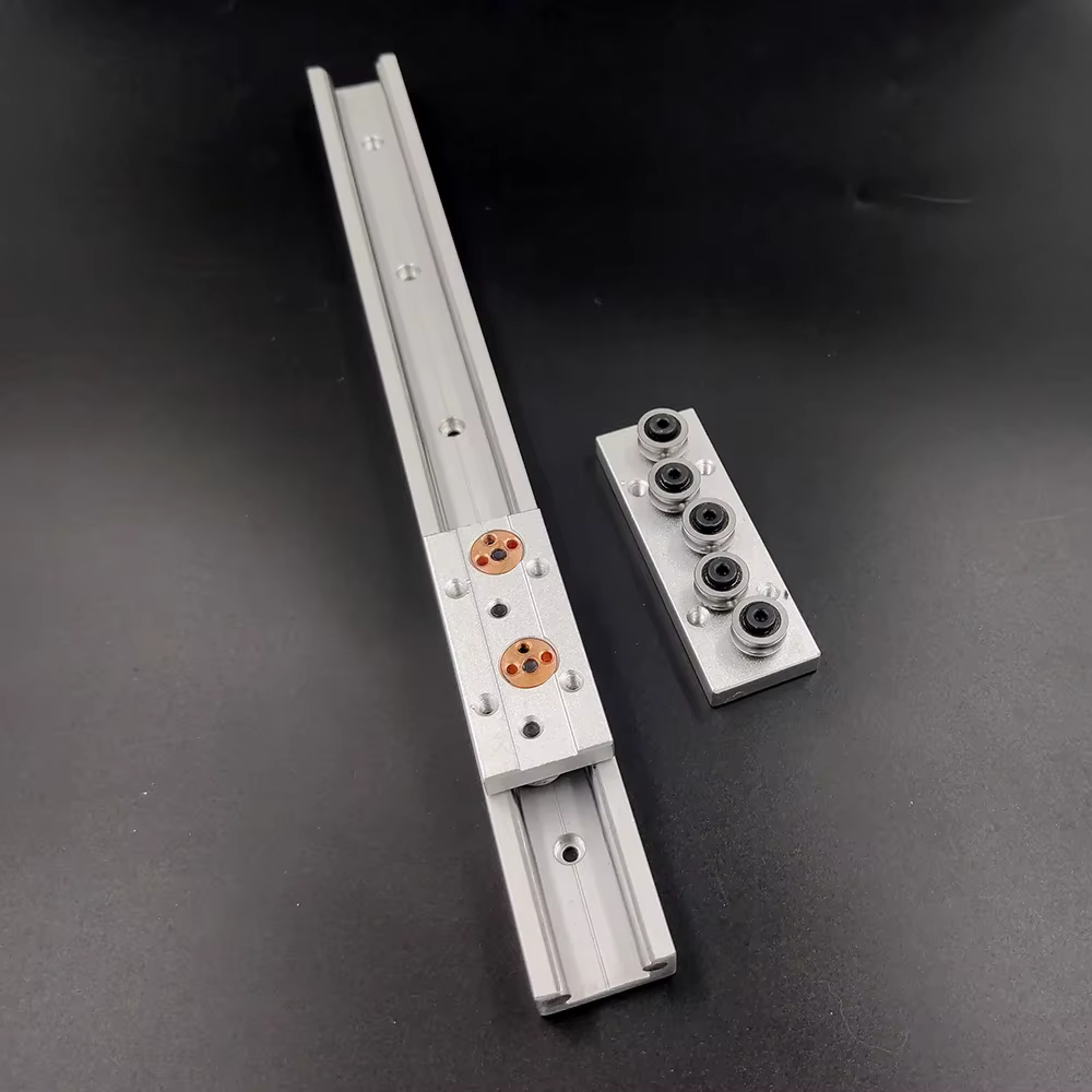 Guide linéaire à deux axes intégré, glissière à rouleaux SGR10 de 28mm, 1 jeu: 1 bloc SGB10 et 1 guide SGR10, longueur 500 600, glissière de travail de calcul