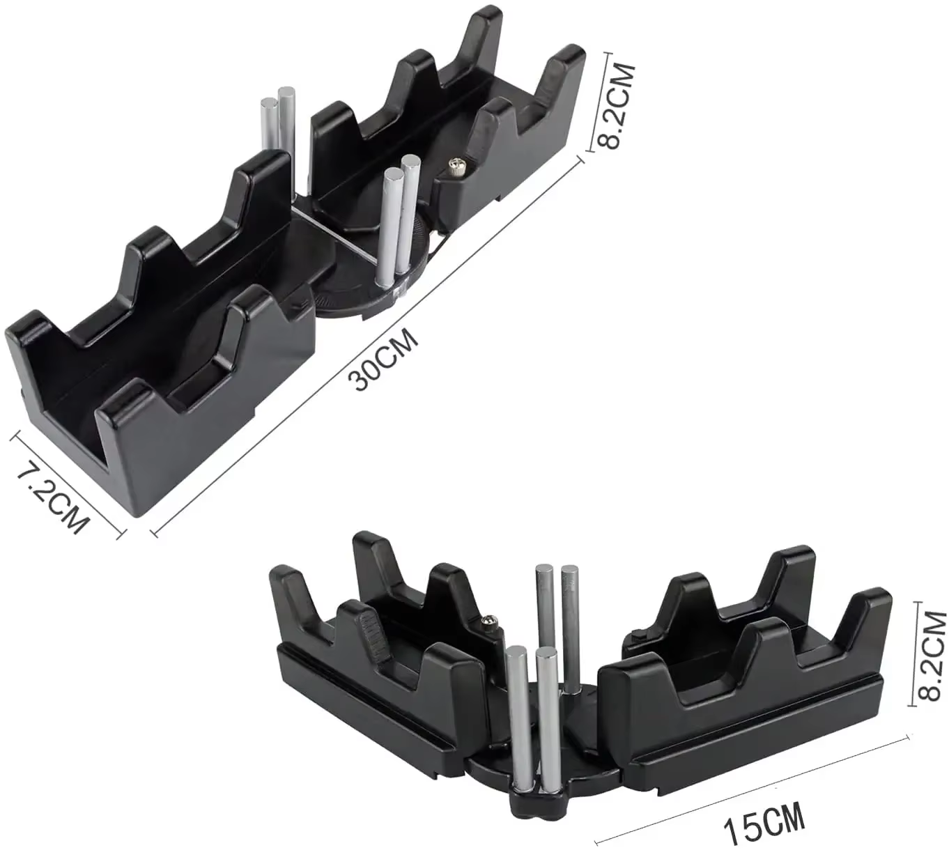 Outil de coupe de mesure d'onglet 2 en 1