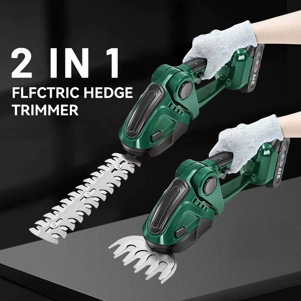 Taille-haie électrique sans fil 2 en 1