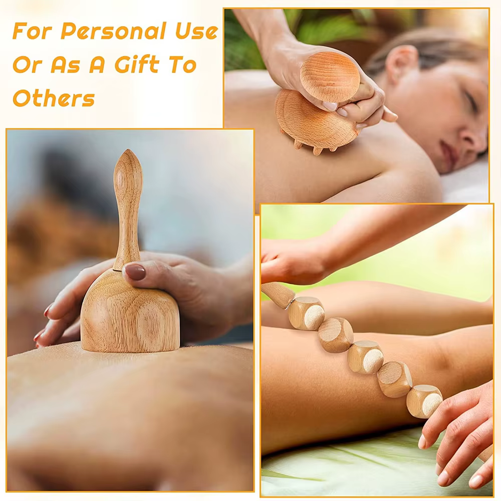 Outils de Massage thérapeutique en bois, outils de thérapie en bois pour soulager la douleur musculaire du corps, outils de sculpture du corps, Massage de la Fascia 1 pièces