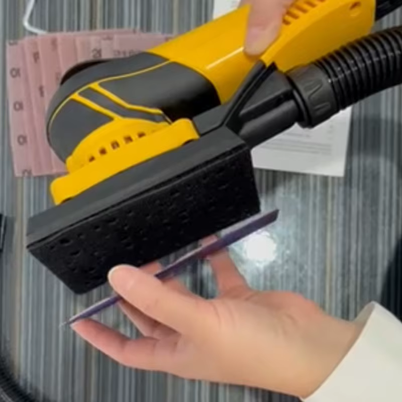 Ponceuse orbitale aléatoire électrique pour le travail du bois