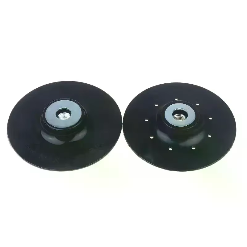 Disque de ponçage, tampon de support, fixation pour meuleuse d'angle, accessoires d'outils électriques, plateau en papier en acier dédié, 1 pièce