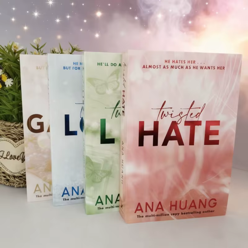 Série torsadée d'Ana Huang : les 4 livres - Amour, mensonges, jeux et déteste dans cette collection d'amour gizzante