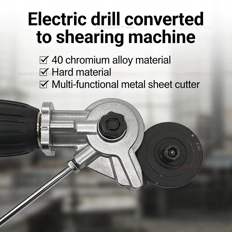 Perceuse électrique multifonctionnelle pour découper des plaques, perceuse électrique pour découper des tôles, accessoires pour outils de découpe de plaques métalliques
