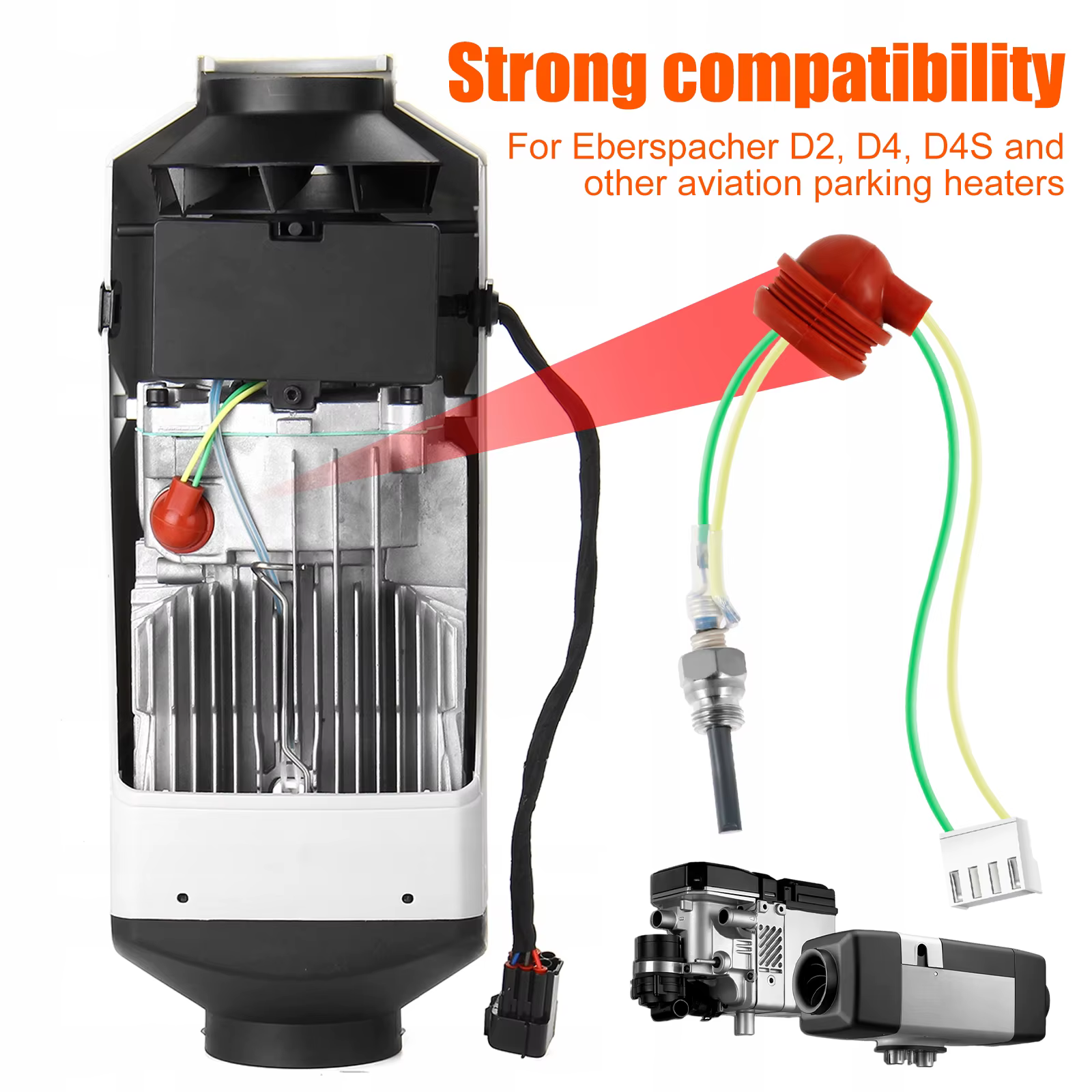 Kit de réparation de bougies de préchauffage 12V 2KW 5KW 8KW