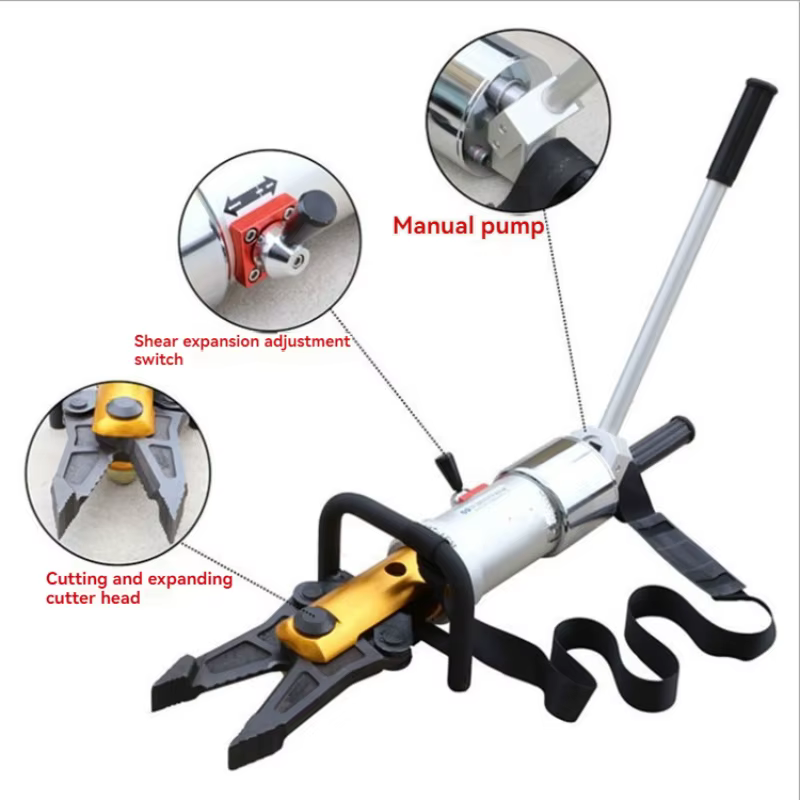 Pince de cisaillement hydraulique rotative universelle