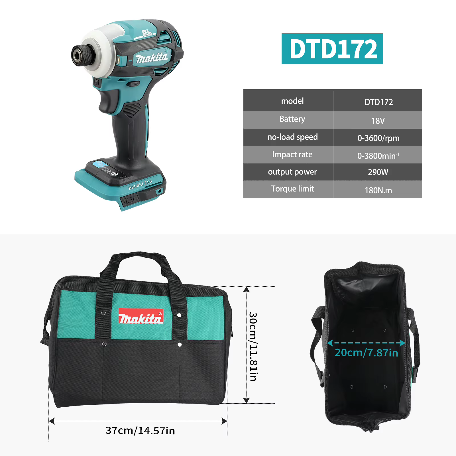 Perceuse sans fil Makita DTD172