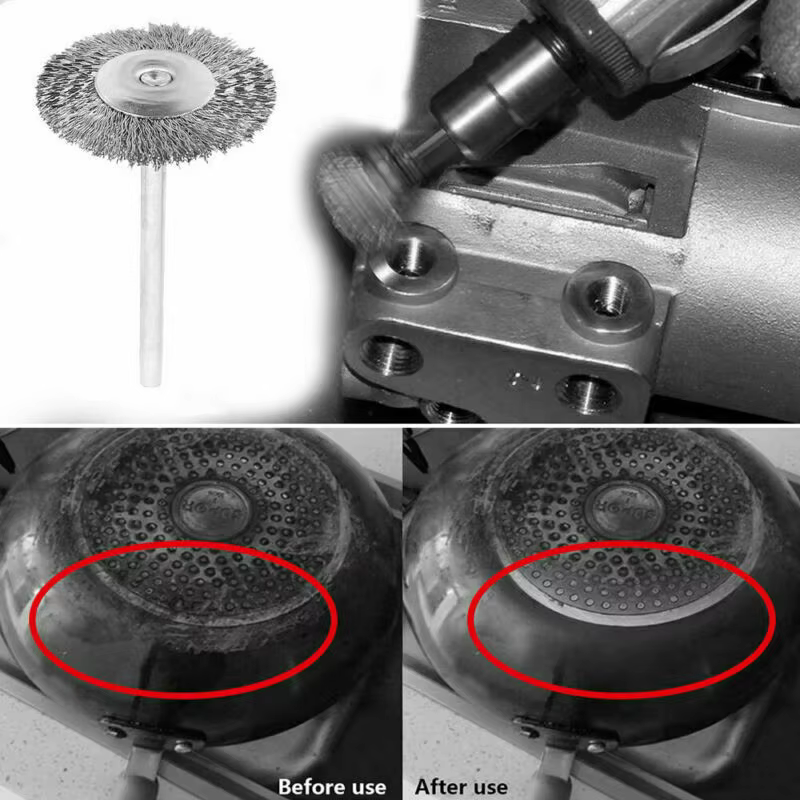 Brosse métallique en acier Dremel