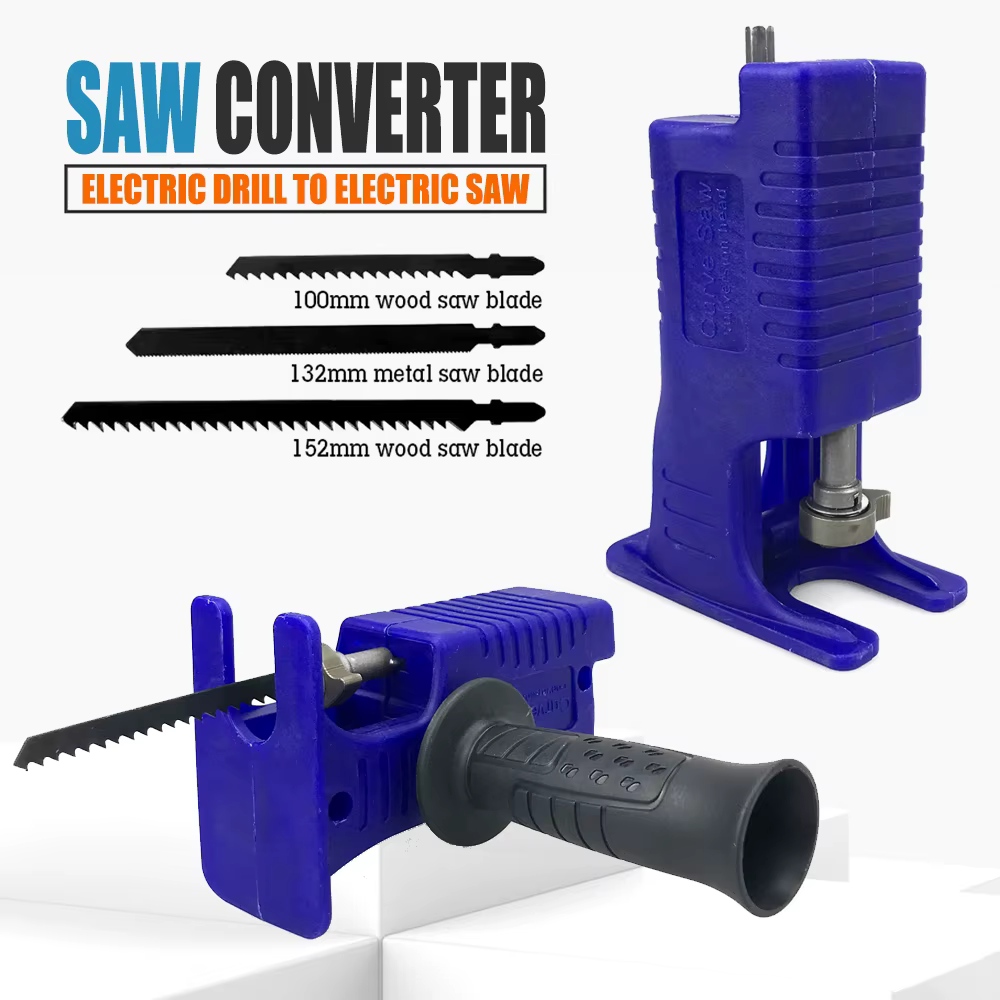 Perceuse électrique modifiée en scies électriques