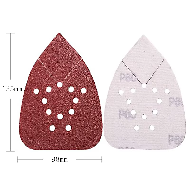 Papier abrasif pour ponceuse à main