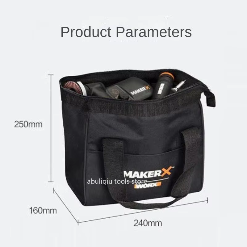 Worx MakerX-Sac de rangement pour outils d'électricien portable