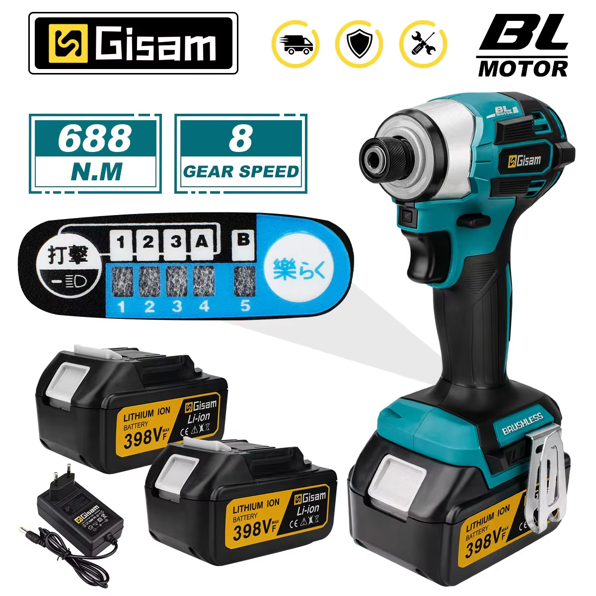 Makita – tournevis électrique sans balais 688N.m