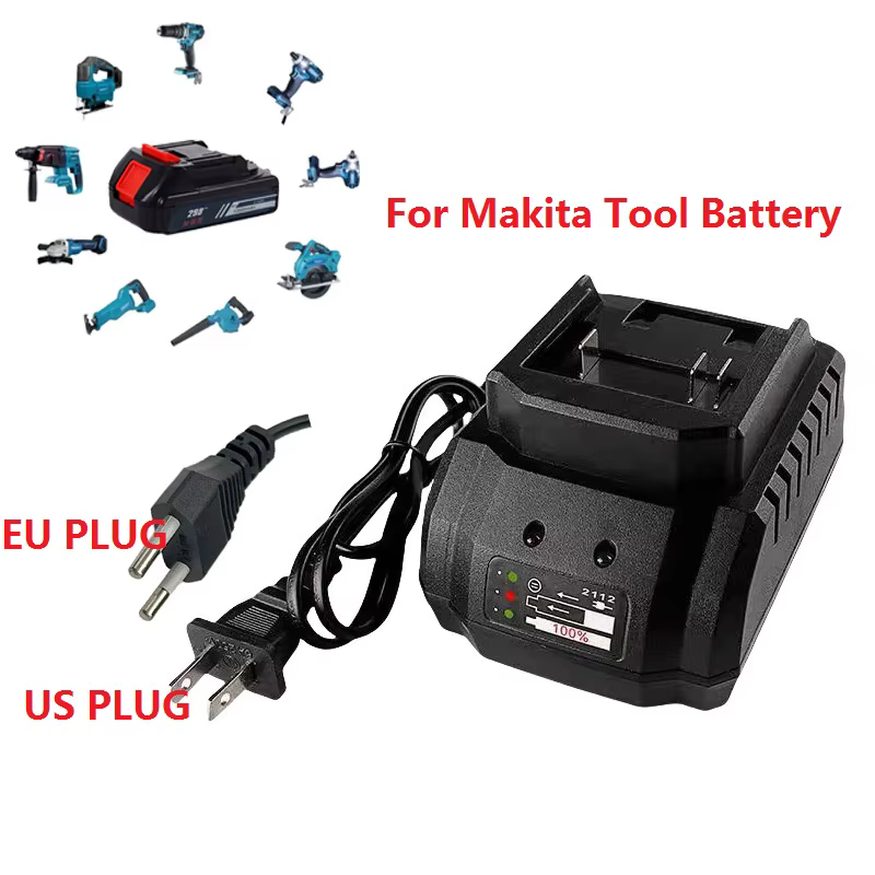 Chargeur 12, 6V 18V 21V pour perceuse électrique Makita