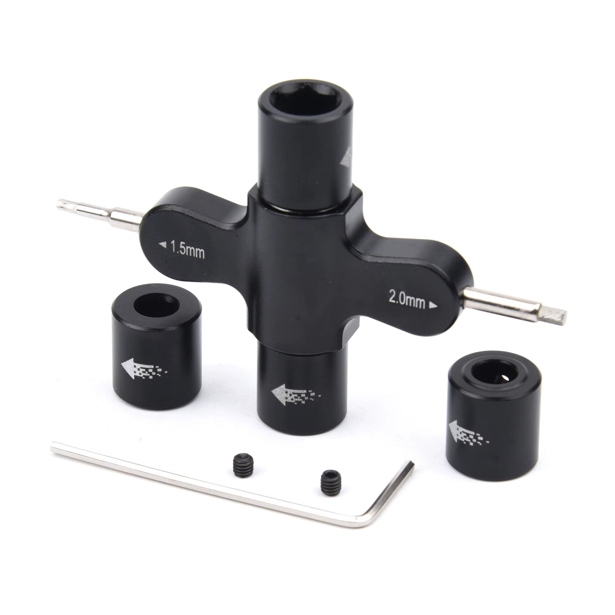 Moteur d'hélice à dégagement de tournevis pour importateur de course RC FPV, outil de roulement à sens unique intégré, jantes M3 M5, 1.5mm, 2mm