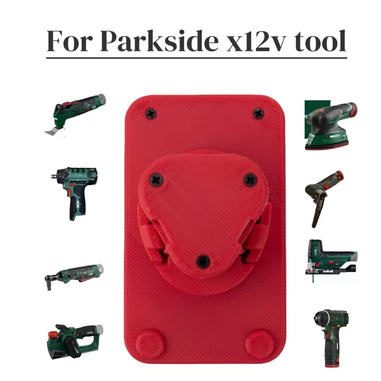 Adaptateur de batterie pour perceuse sans fil Parkside X12V