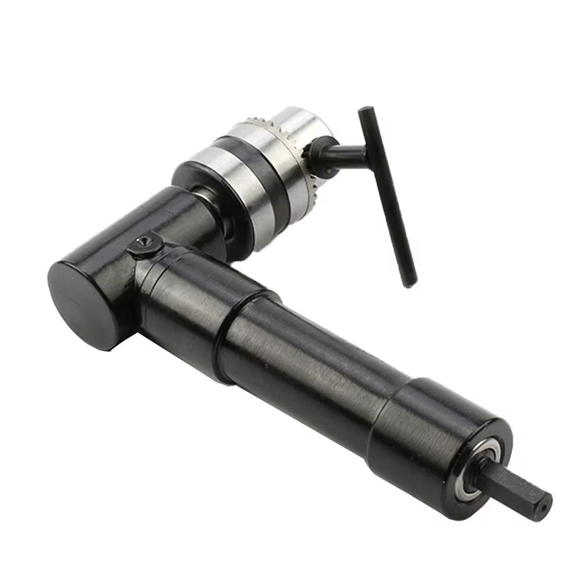 Adaptateur d'angle droit 90 degrés en alliage d'aluminium pour perceuse électrique