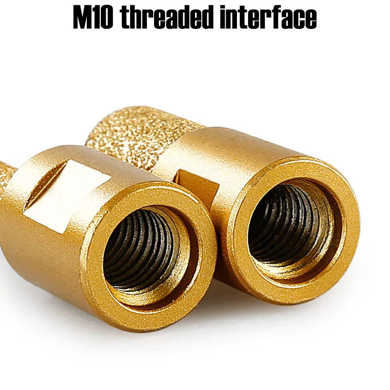 Tête de meulage diamantée brasée sous vide 6/10/15 mm pour carrelage céramique