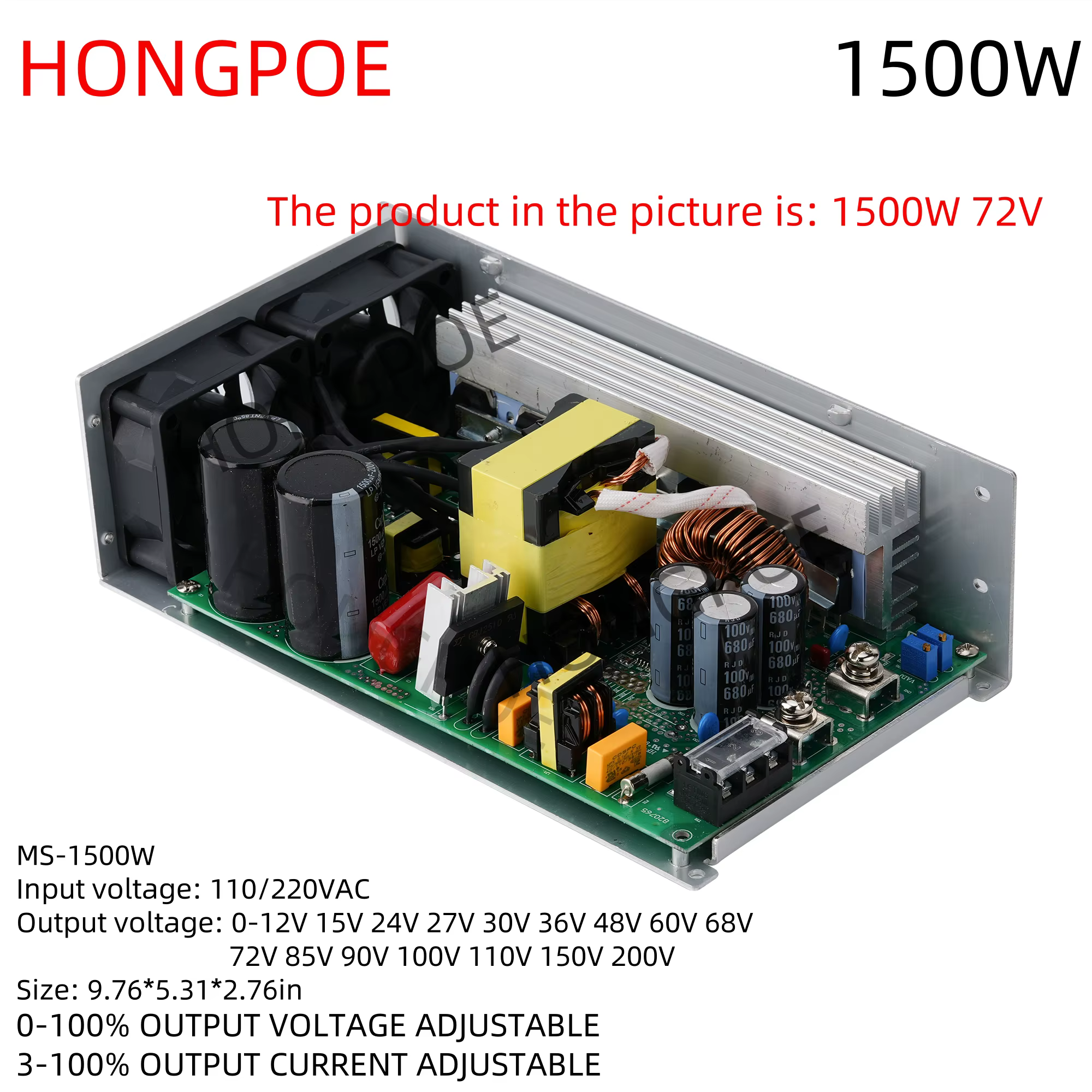 Alimentation électrique réglable