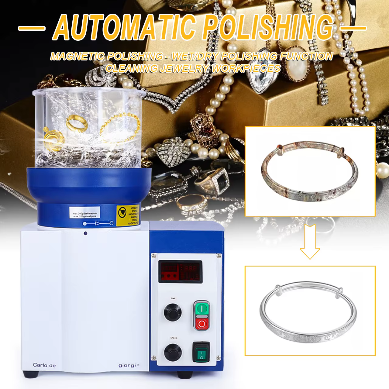 TOOLTOS – polisseuse magnétique 3 en 1